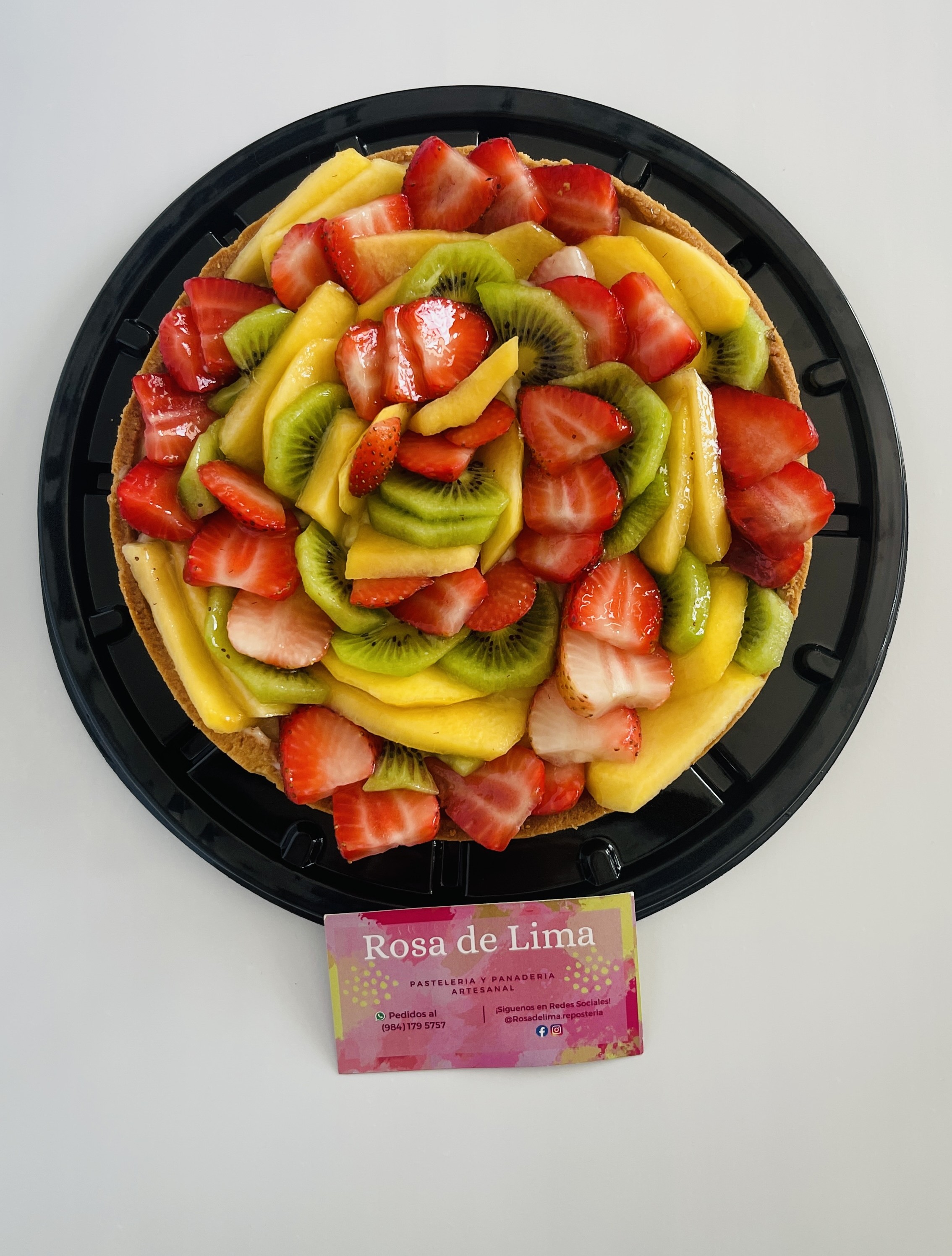 Tarta de frutas en Playa del Carmen